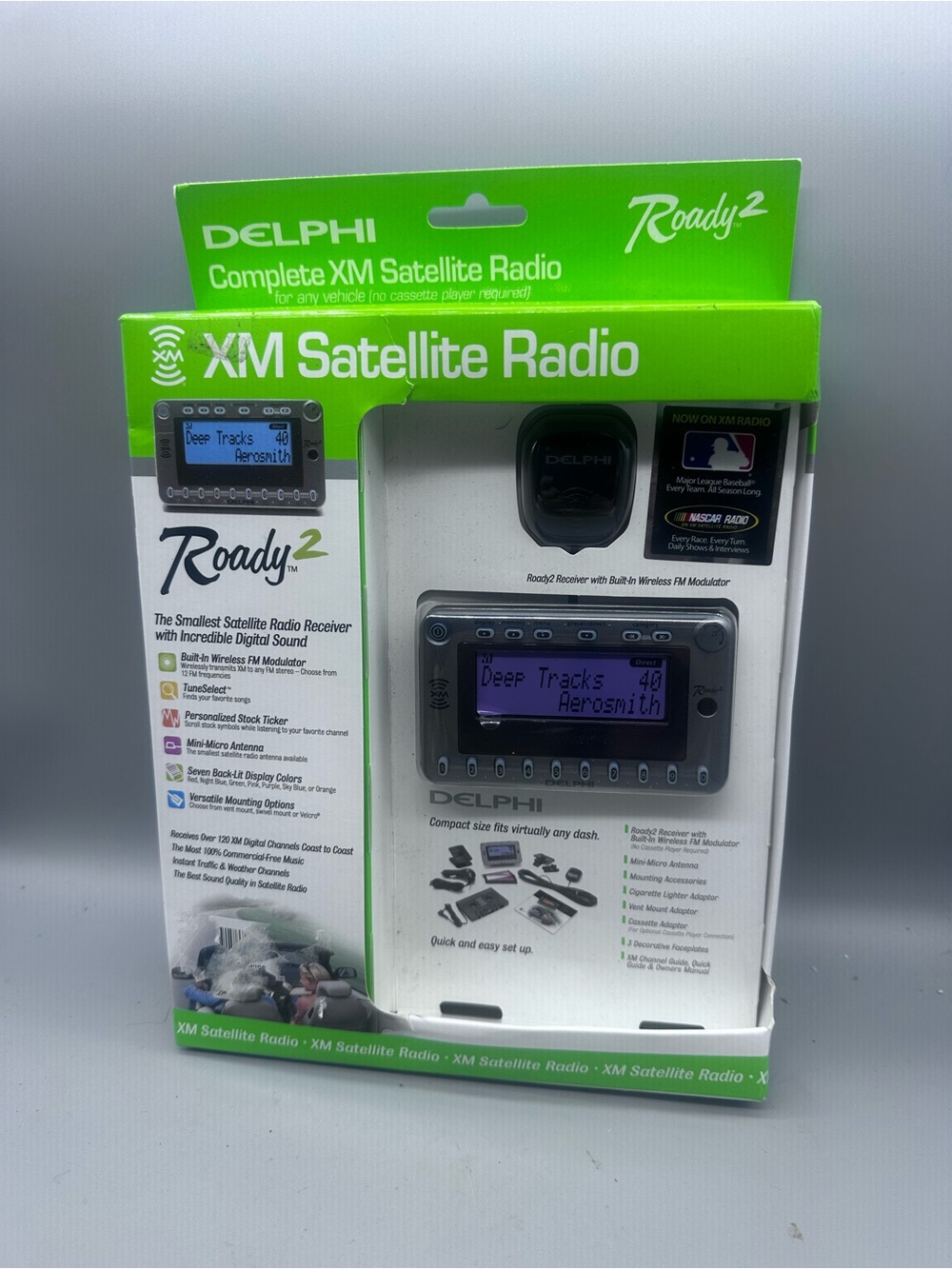 Roady2 XM Satellite Radio Receiver - Green/Black
